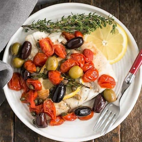 Mediterranean Sea Bass En Papillote-image