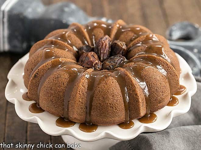 Caramel Topped Date Cake featured image