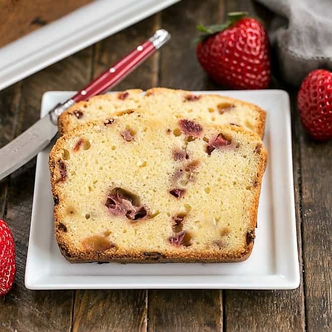 Strawberry Pound Cake That Skinny Chick Can Bake