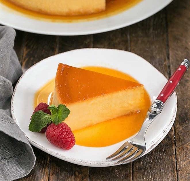 Cream cheese flan featured image