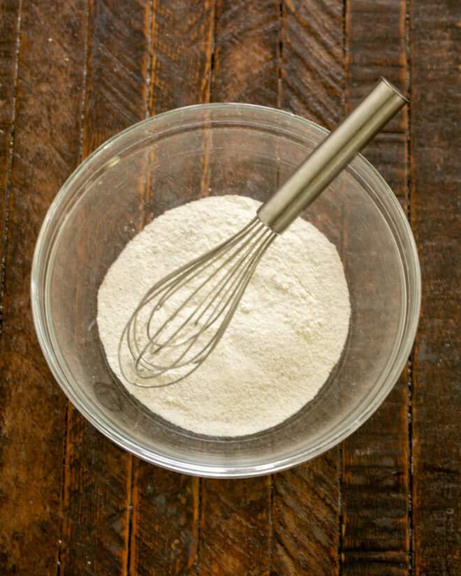Mix dry ingredients for filling.