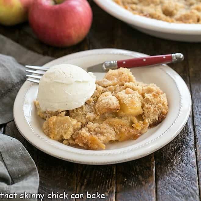 Apple Crumble Recipe with Custard