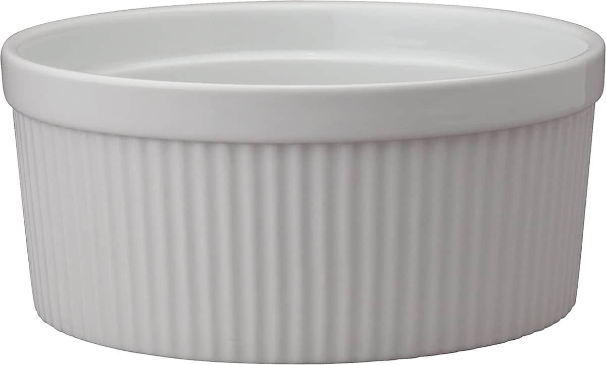 2 quart ceramic souffle dish