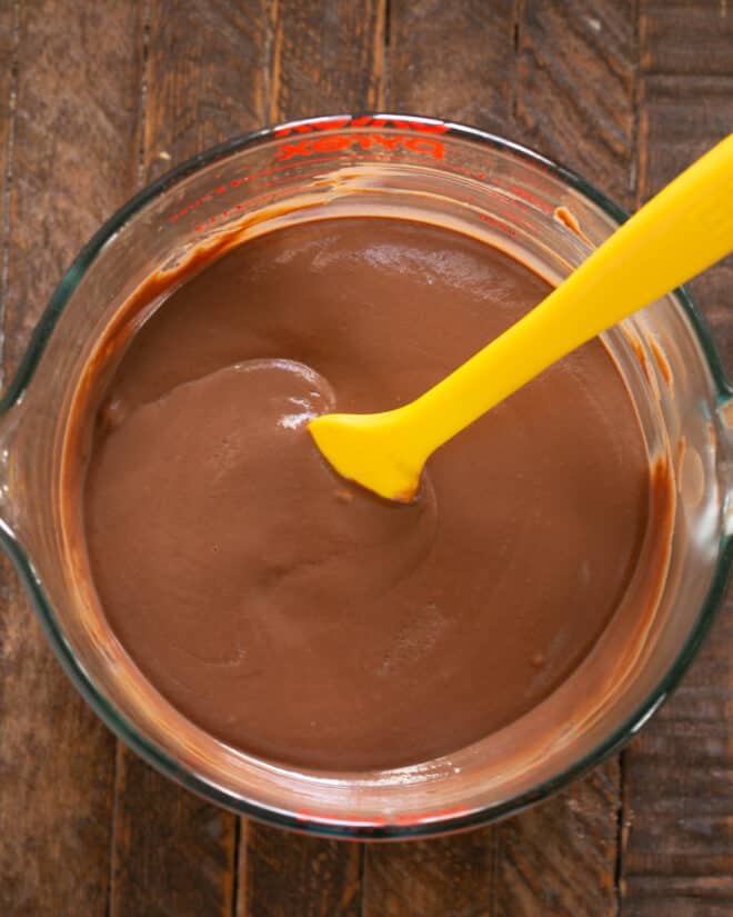 Chocolate Pudding Step 7 process shot.