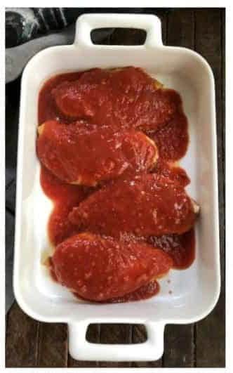 Step 2 Salsa Chicken.
